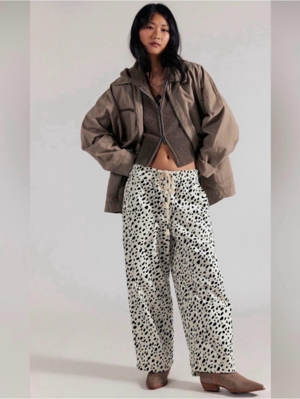 Free people We The Free Easy Peasy Printed Pull-On jean